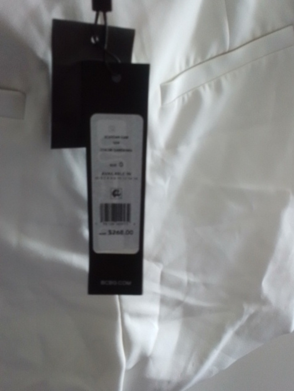 BCBGMaxAzria White Tailored Romper with Tag - Picture 3 of 6